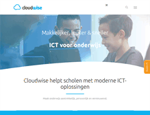 Tablet Screenshot of cloudwise.nl